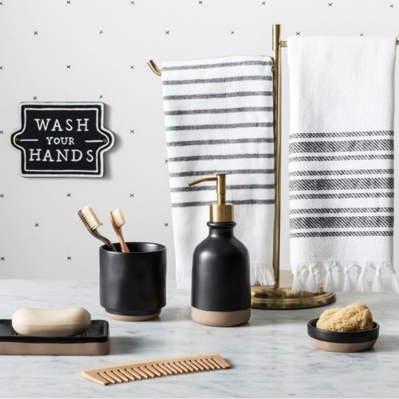 NWT Hearth & Hand With Magnolia Wash Your Hands Wall Decor - Picture 5 of 8